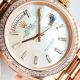 Swiss Rolex new Day Date 36 Rose Gold Rock Candy Diamond bezel A2836 Watches (5)_th.jpg